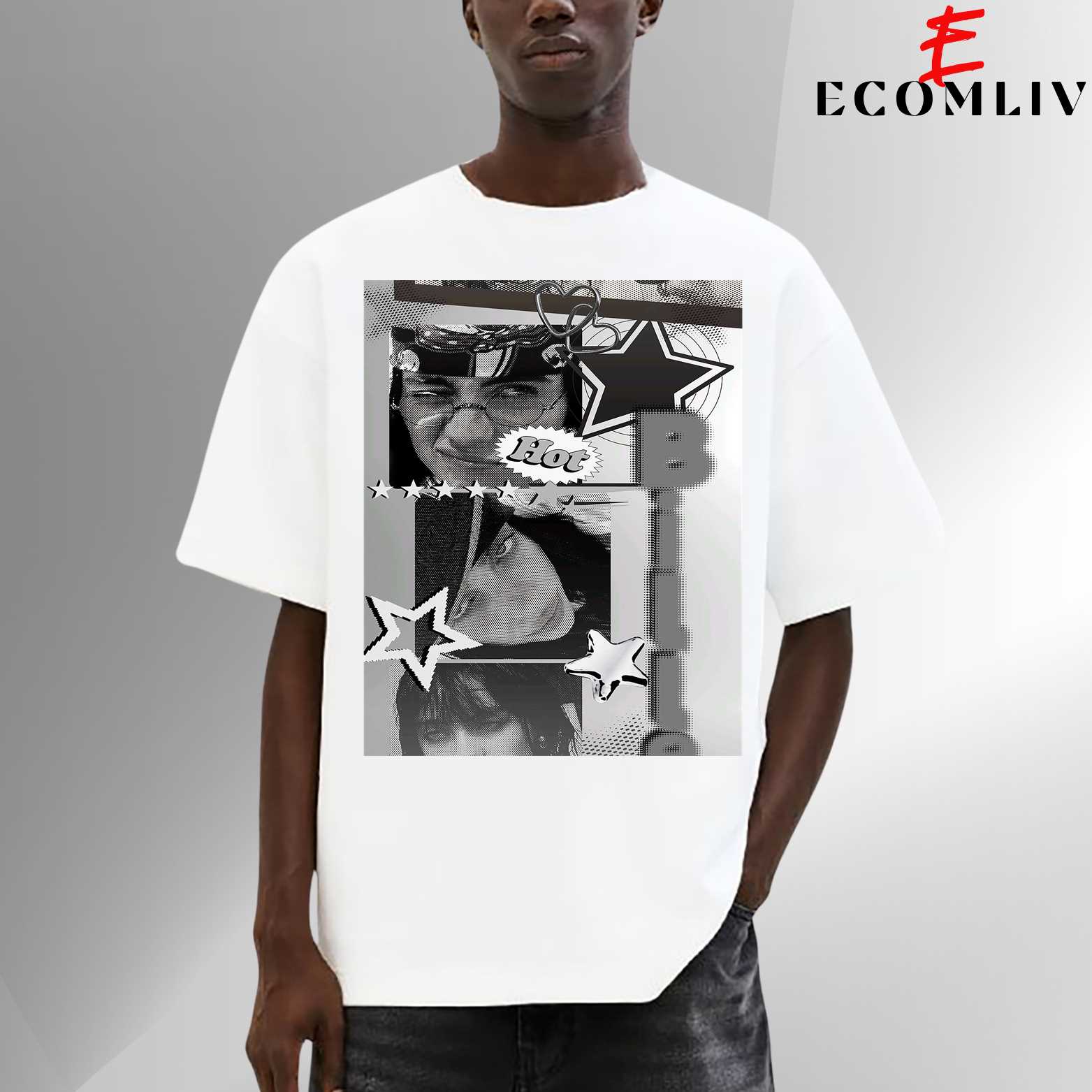 Billie Eilish Face T-Shirt, Unisex Graphic Tee, Streetwear Shirt